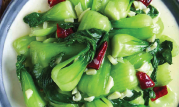 Green Cabbage Hot Pepper — Chinese dish at Pokhara Chinese Restaurant